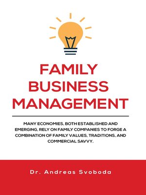 cover image of Family Business Management